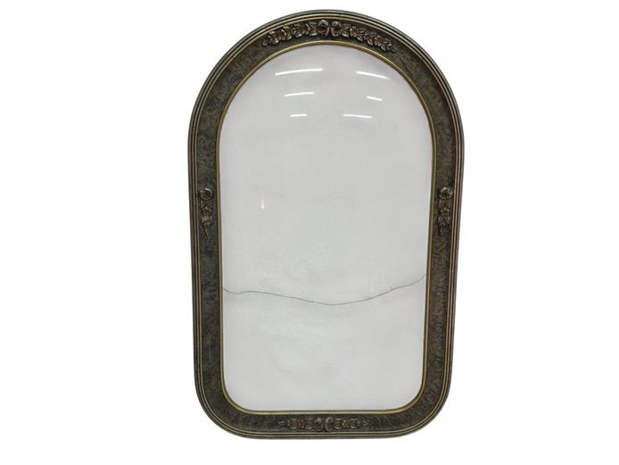 Vintage Arched Convex Bubble Glass Picture Frame