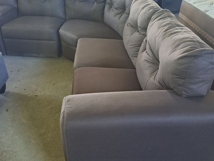 BROWN VIERA 6PC CORNER LOUNGE SUITE 