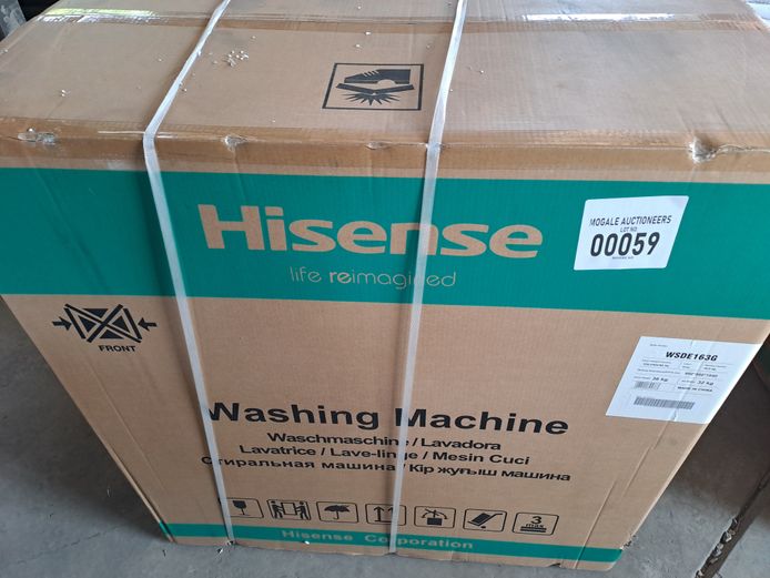 HISENSE 16KG TWINMAID WASHING MACHINE 