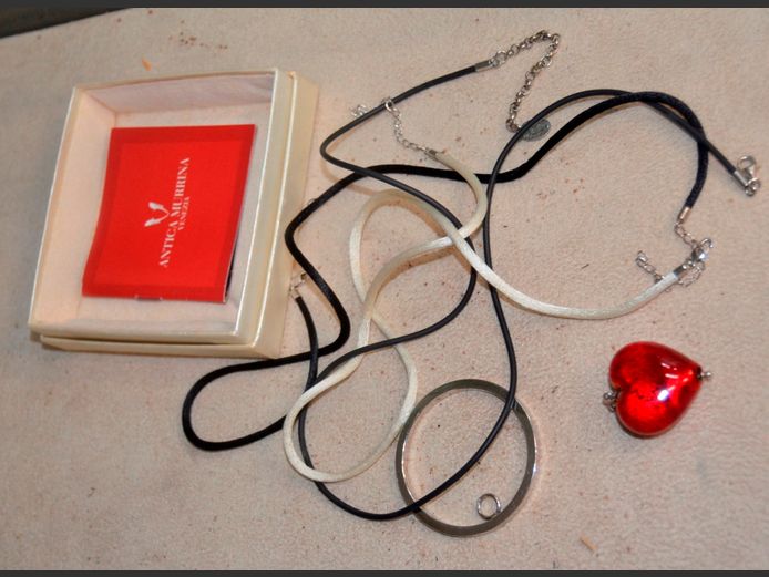 ANTICA MURRINA HAND MADE GLASS PENDANT IN PRESENTATION BOX