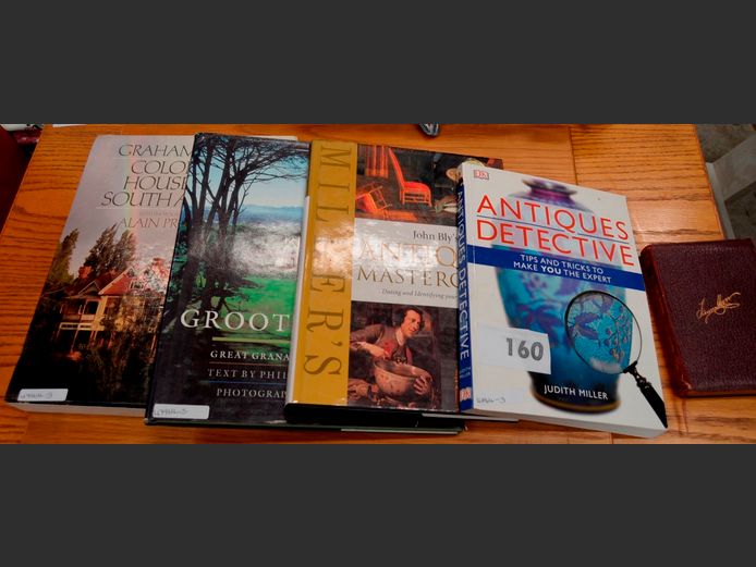 BOOKS: ANTIQUES MASTERCLASS, ANTIQUE DETECTIVE, etc