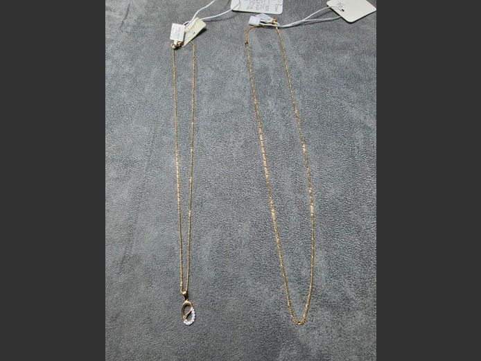 9CT CHAIN 1.8g & 9CT FINE CHAIN & PENDANT