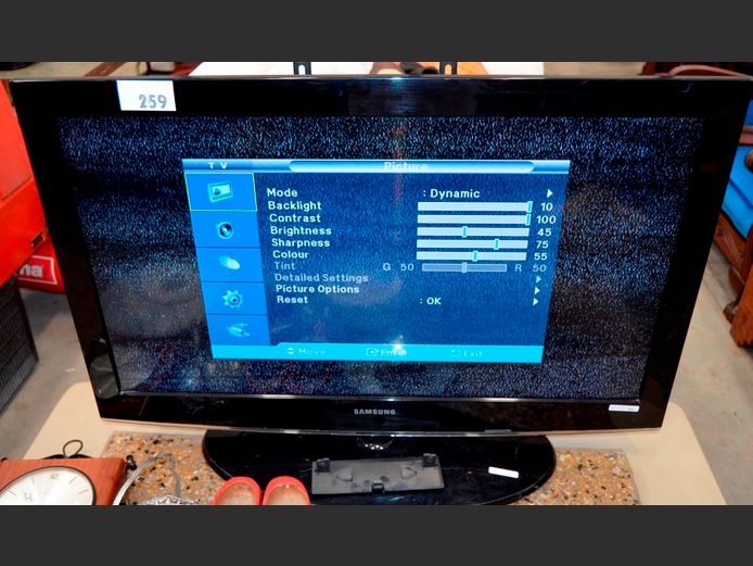 SAMSUNG 42" LCD TV WITH REMOTE [Switches on, untested further] ### LICENCE PLEASE ###