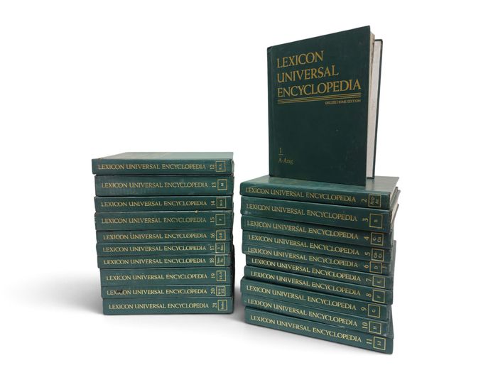 1980's Lexicon Universal Encyclopedia: A 21-Volume Reference Set