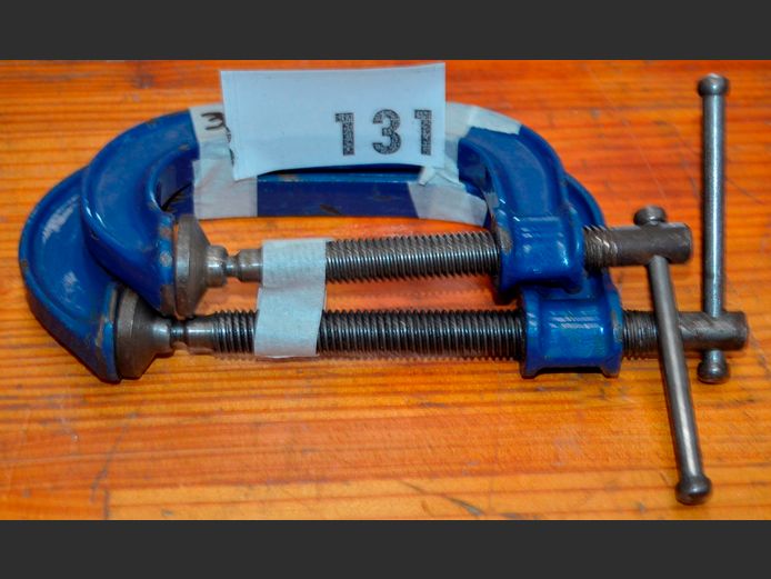 LOT OF 2: RECORD G-CLAMPS