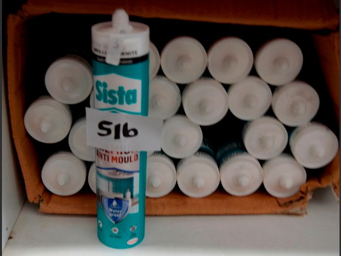 LOT: 23 x TUBES SISTA SILICONE SEALANT [Condition unknown]