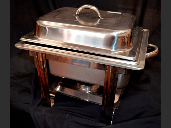 STAINLESS STEEL CHAFING DISH, 36 x 30 x 29cm