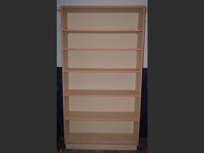 6-TIER BOOKSHELF, 111 x 31 x 207cm