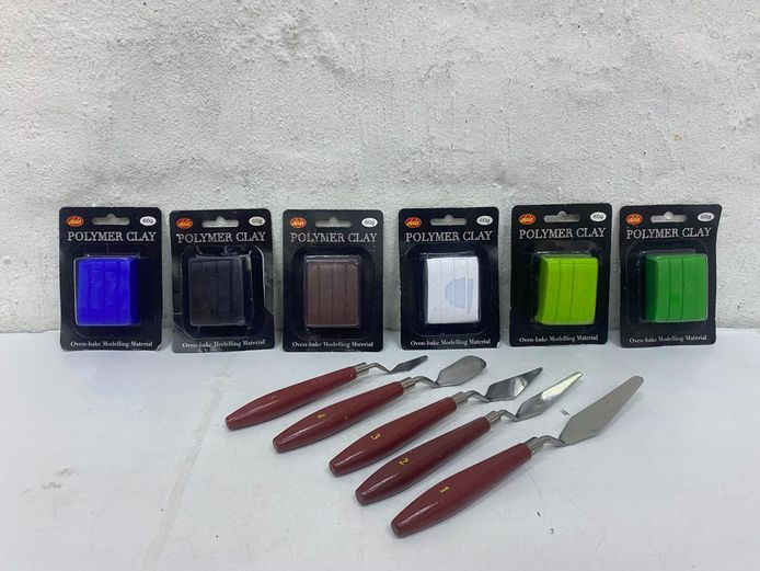 Dala Polymer Clay Packs and Palette Knives Set