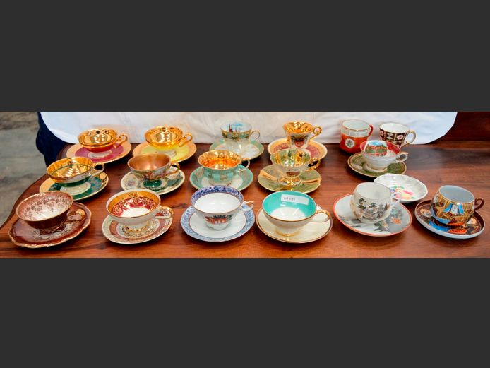 BAVARIA, THOMAS & OTHERS DEMITASSE CUPS & SAUCERS, etc