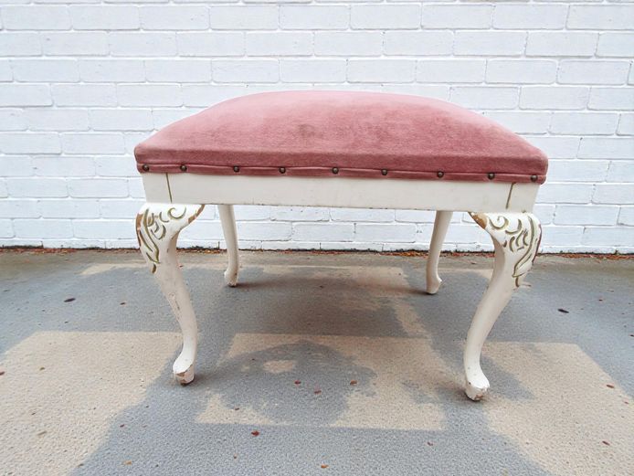 1970s French Provincial Style Dressing Table Stool