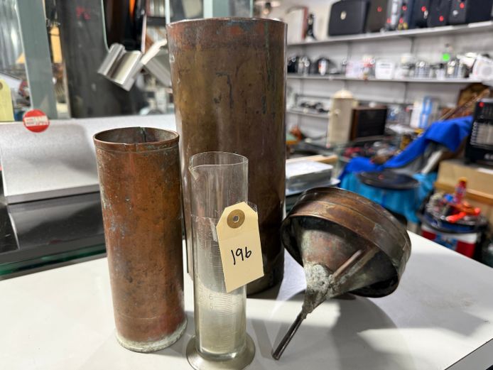 Vintage Copper Rain Measurement 