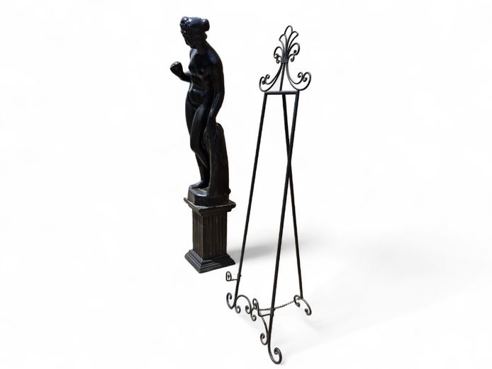 Large Floorstanding A-Frame Metal Easel