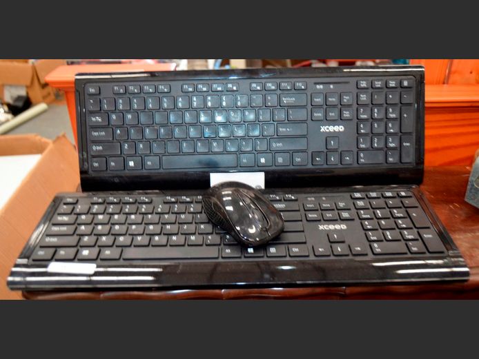 LOT: 2 x EXCEED KEYBOARDS & A MOUSE [Untested]