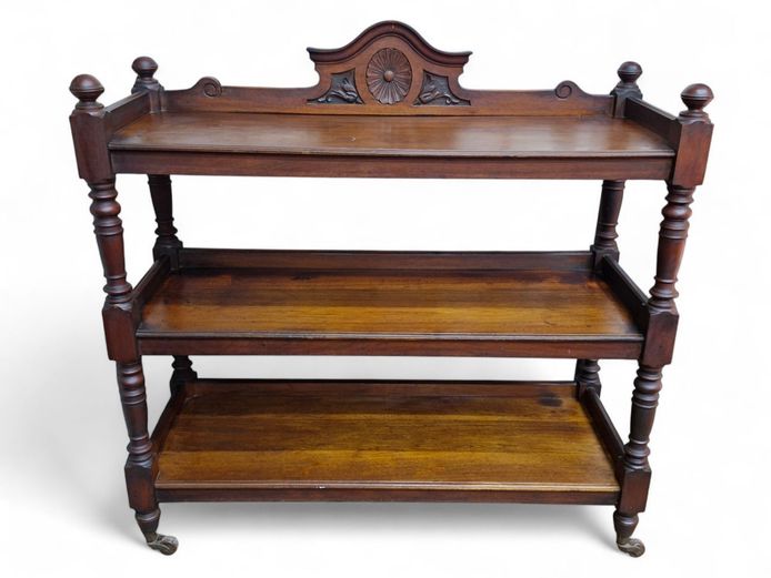 Victorian Three-Tier Dumb Waiter Stand