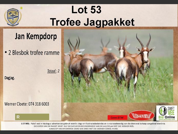 Trofee Jagpakket