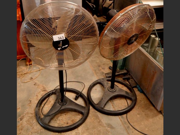LOT OF 2: KENWOOD PEDESTAL FANS [Faulty, Damage to 1]