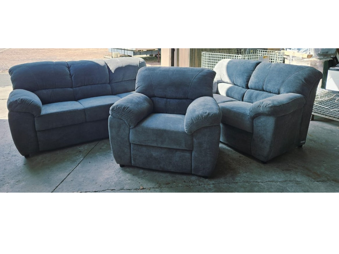 GOMMA GOMMA DU PONT GREY 3PC FABRIC LOUNGE SUITE 