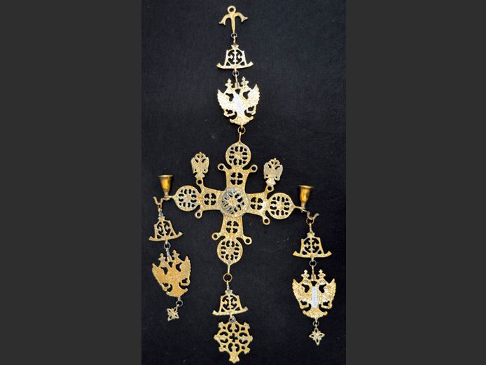 BRASS ORTHODOX CROSS