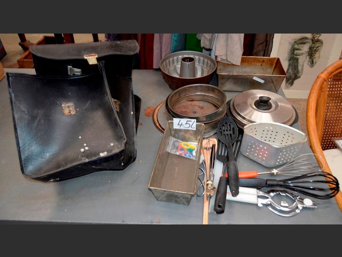 BAKING TINS, WHISKS, etc