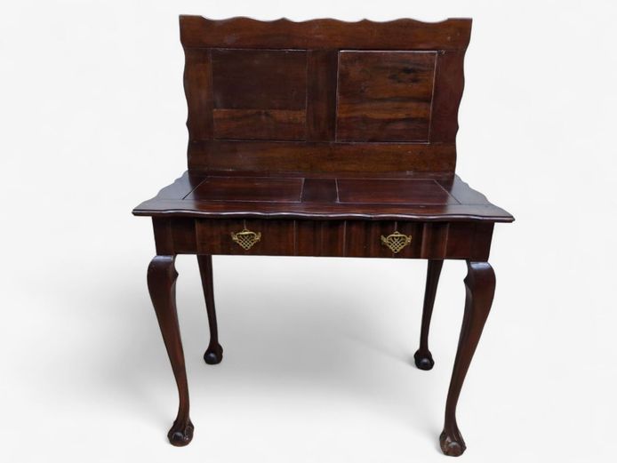 George II-Style Mahogany Foldover Games Table