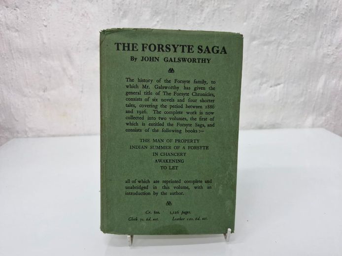 The Forsyte Saga by John Galsworthy - Prominent English Novelist