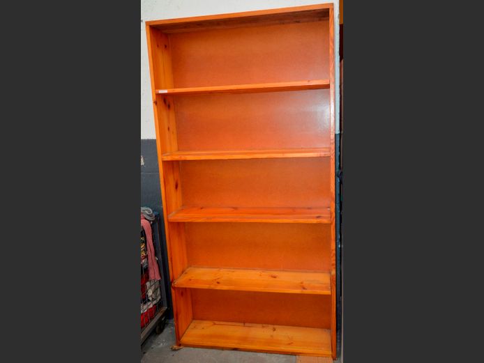 PINE 5-TIER BOOKSHELF, 92 x 21 x 181cm