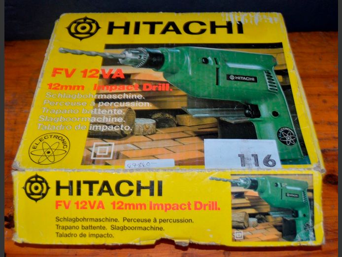 HITACHI 12mm IMPACT DRILL [Switches on, untested further]