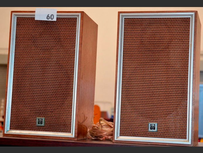 PAIR SR STANDARD SPEAKERS, 23.5 x 23 x 39.5cm [Untested]