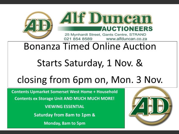 Bonanza Timed Online Auction