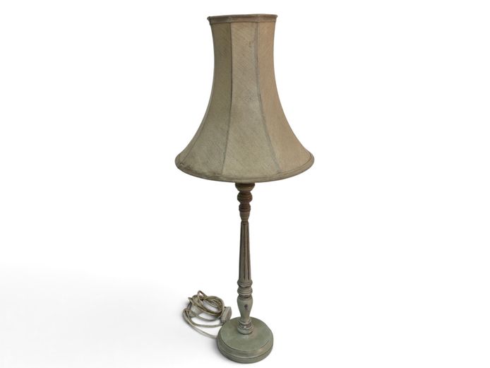 Vintage French Country Distressed Table Lamp