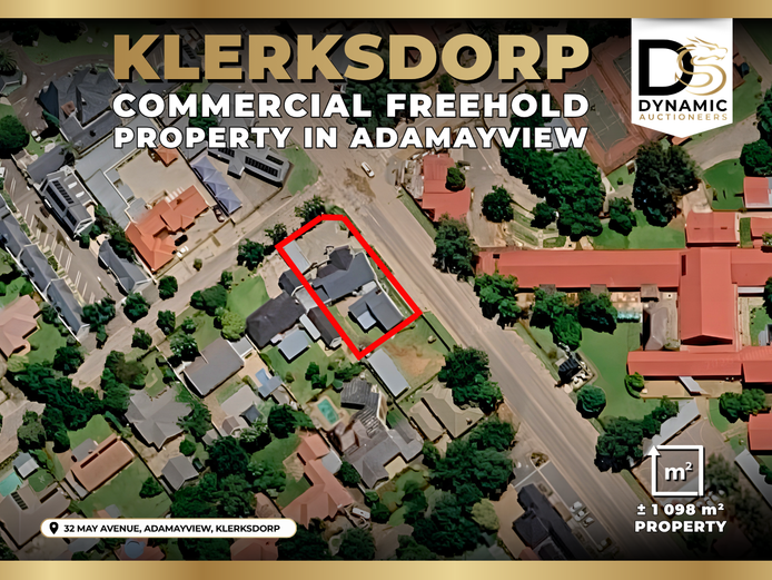 COMMERCIAL OFFICE & STORAGE PROPERTY IN ADAMAYVIEW, KLERKSDORP