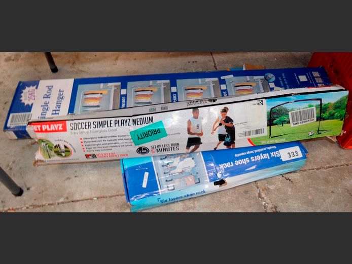 D.I.Y. SHOE RACK, SHELF & DRYING RACK [Condition unknown]