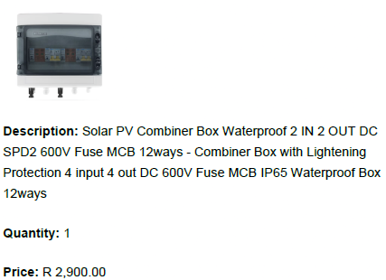 SILVER PALLET OF STOCK (NOT TESTED) TOTAL RETAIL VALUE: R 75,450.00