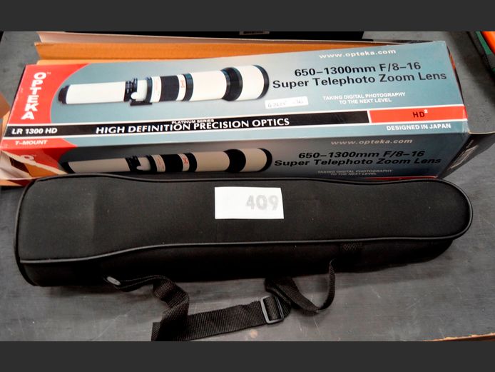 OPTEKA 650-1300mm F18-16 SUPER TELEPHOTO LENS [Condition unknown]