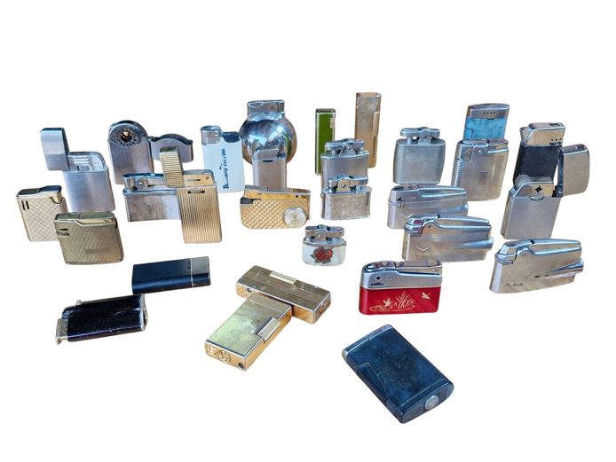 Large Collection of Vintage Lighters