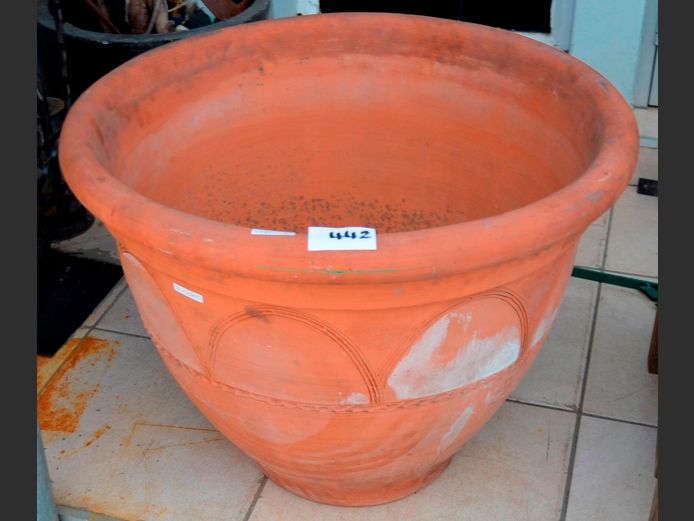 LARGE TERRACOTTA PLANTER, 75cm Diameter x 56cm High