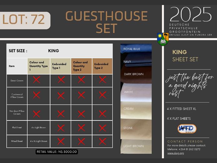 GUESTHOUSE SET | KING SHEET SET