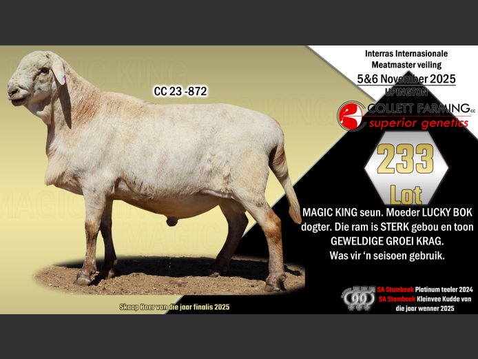 CC 23-872 | SUPERIOR GENETICS