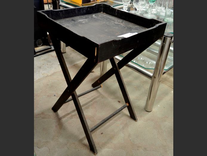 BUTLER'S TRAY, 40 x 40 x 59cm [Damaged]