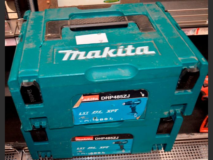 LOT: 2 x MAKITA DRILL CASES, 40 x 30 x 16cm [No contents, Crack to 1]