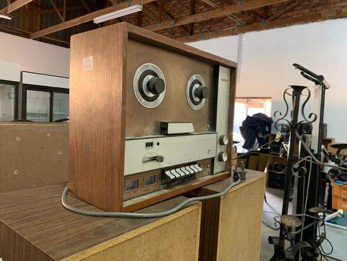 Vintage Sanyo Reel-to-Reel Tape Recorder 