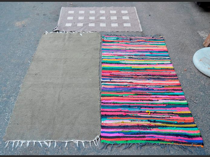 LOT OF 4: VARIOUS RUGS