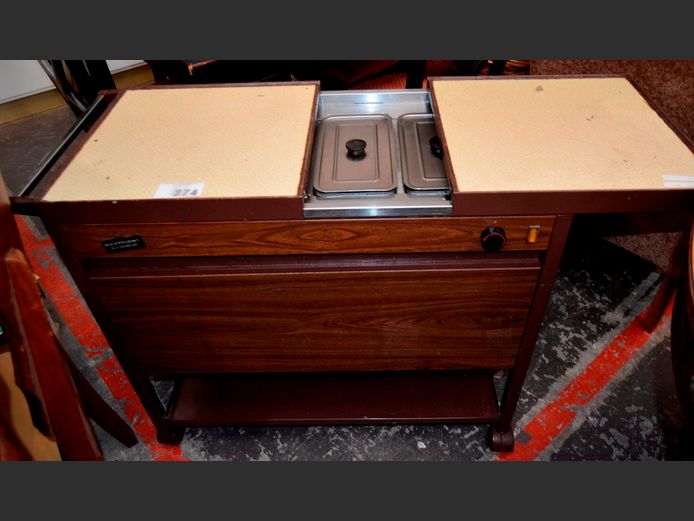 WESTPOINT HOSTESS TROLLEY, 85 x 40 x 72cm [Switches on, untested further]