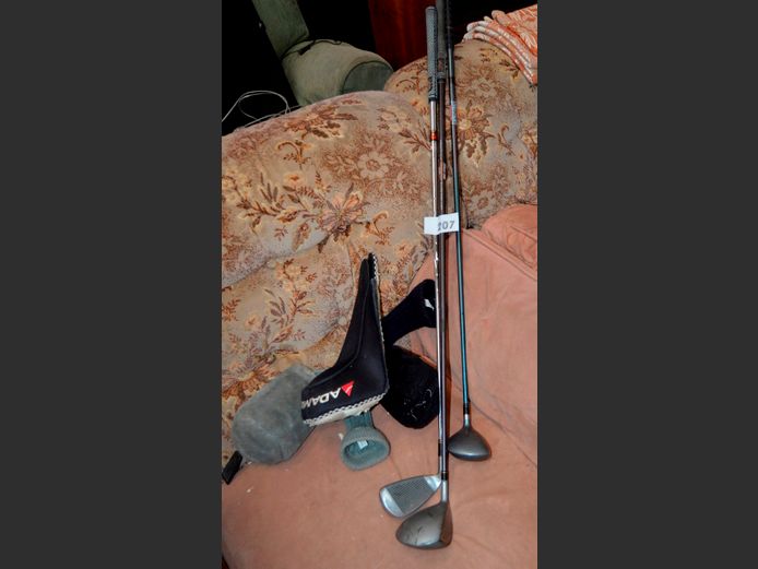 BIG BOSS, SPALDING & POWER BILT GOLF CLUBS