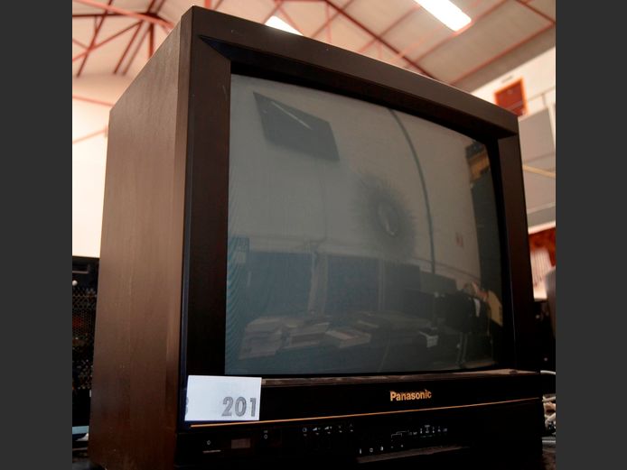 PANASONIC 54cm COLOUR TV [Switches on, untested further] ### LICENCE PLEASE ###