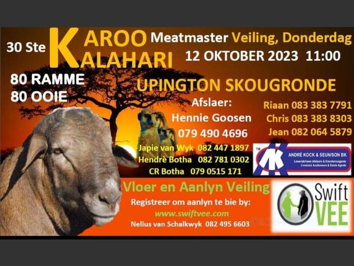 30STE KAROO KALAHARI MEATMASTER VEILING