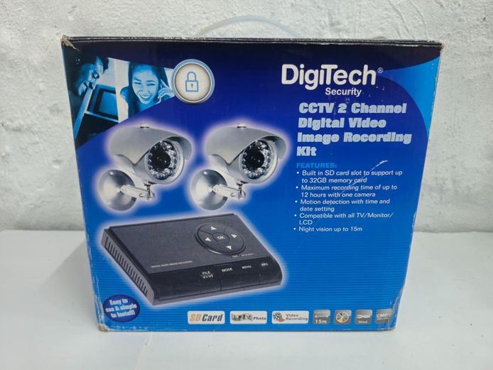 DigiTech 2 Channel Digital Video Home Security Recording Kit - Boxed