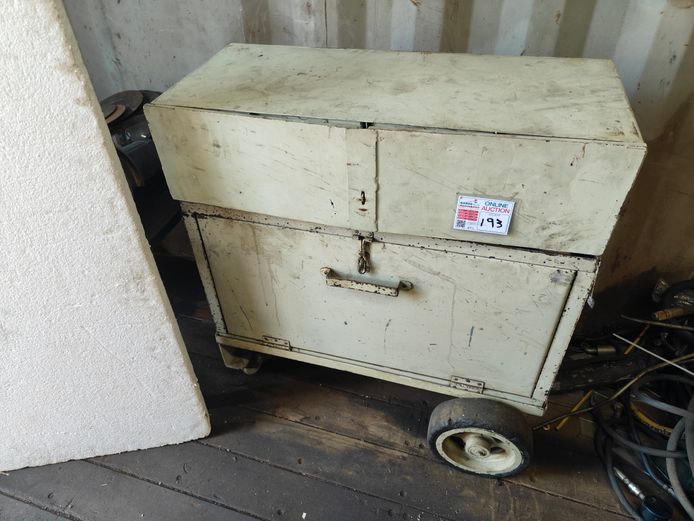 STEEL TOOL CABINET WITH TOOLS
