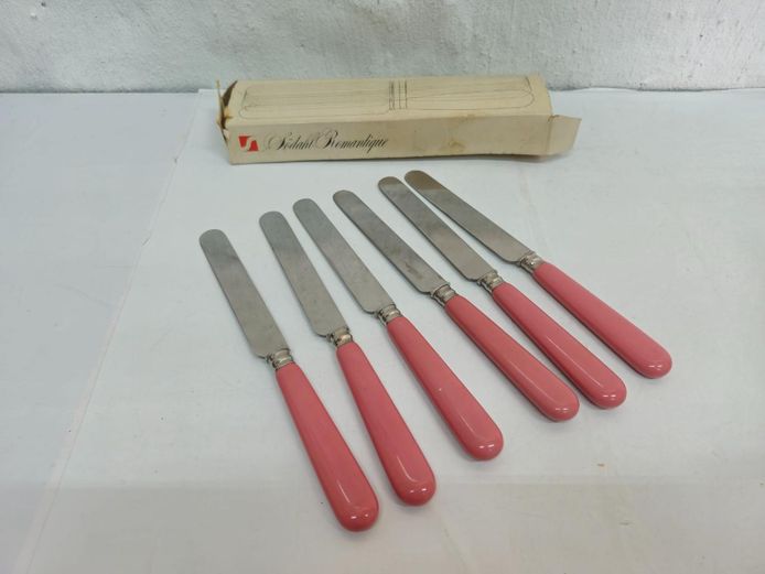 Set of 6 Vintage Södahl Romantique Dinner Knives